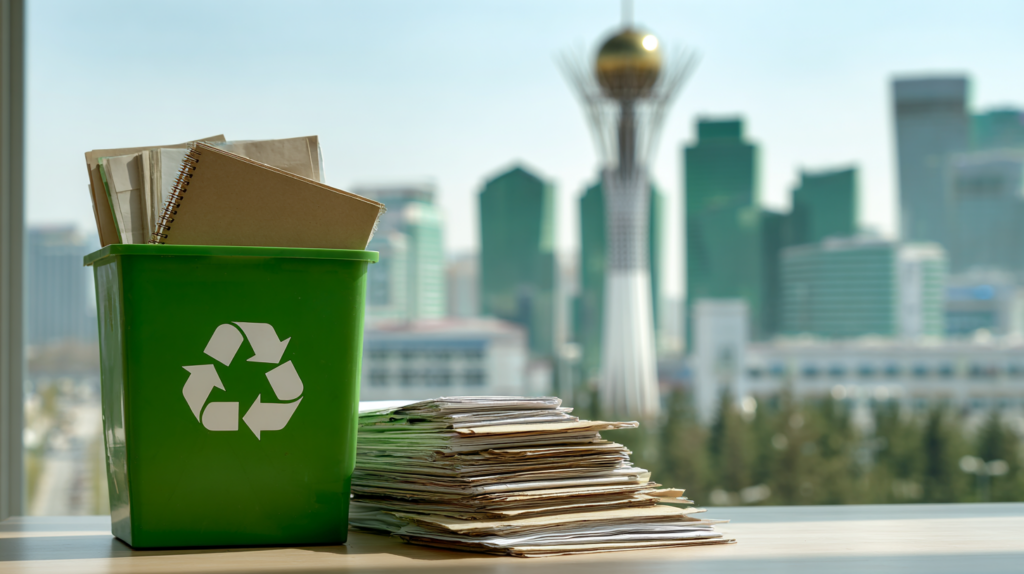 Где сейчас можно сдать макулатуру в Астане и зачем это делать 