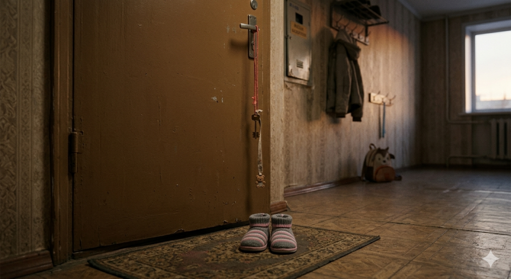 Феномен «ребёнка с ключом»: из-за работы старших он вынужден всё делать сам уже в три года